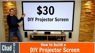 How to build a 30 Projector Screen [upl. by Hortensia10]