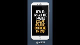 How to install the Trusted iOS app IPA file on iPhone or iPad [upl. by Adniral312]