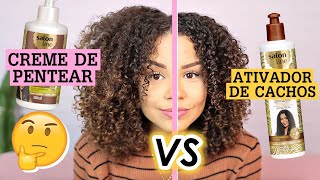 QUAL A DIFERENÇA ATIVADOR DE CACHOS x CREME DE PENTEAR  por Ana Lídia Lopes [upl. by Photina125]