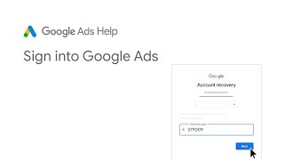 Google Ads Help How to Sign into Google Ads [upl. by Holna518]