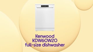 Kenwood KDW60W20 Fullsize Dishwasher  White  Product Overview  Currys PC World [upl. by Semreh286]