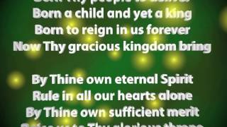 Come Thou long expected Jesus with Lyrics [upl. by Cyrie137]