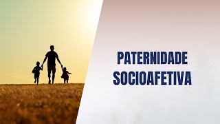 Paternidade socioafetiva [upl. by Fronia]