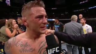 UFC 236 Dustin Poirier and Max Holloway Octagon Interview [upl. by Aicirtan912]