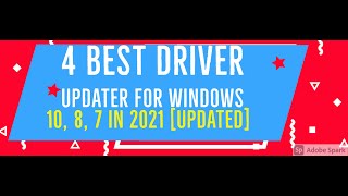 4 Best Driver Updater for Windows 10 8 7 in 2021 Updated [upl. by Auqinet]