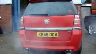 Vauxhall Zafira VXR Exhaust by Cobrasportcom [upl. by Quartana]