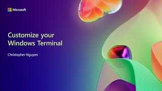 Customize your Windows Terminal [upl. by Rodl]