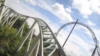 Colossus Front Row Seat onride HD POV Thorpe Park [upl. by Akined433]