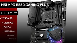 MSI MPG B550 GAMING PLUS a HOT mess [upl. by Ynohtnanhoj]