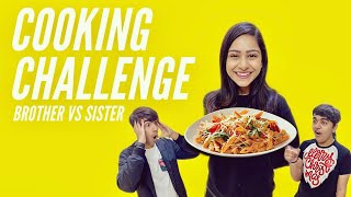 COOKING CHALLENGE WITH BROTHER amp SISTER  Rimorav Vlogs [upl. by Anpas924]