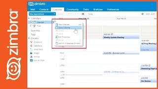 How to Share Calendar in Zimbra [upl. by Yert737]