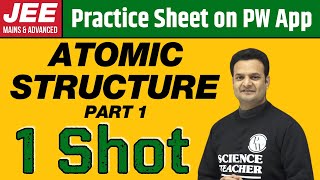 ATOMIC STRUCTURE in 1 Shot PART  1 From Zero to Hero  JEE Main amp Advanced [upl. by Anaert]