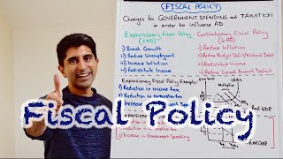 Y1 30 Fiscal Policy  Government Spending and Taxation [upl. by Arimihc755]