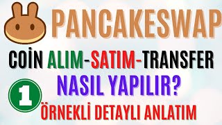 PANCAKESWAP NASIL COİN ALINIR  SATILIR PANCAKESWAP BORSASI NASIL KULLANILIR [upl. by Aicilif]