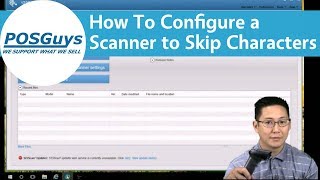 POSGuys How To Configure a Barcode Scanner to Skip Character Patterns [upl. by Cigam]