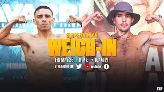 Lopez vs Conlan  WEIGHIN [upl. by Loesceke524]