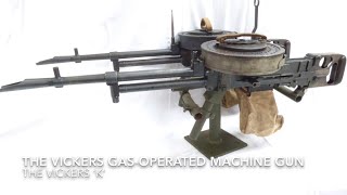 Vickers GasOperated Machine Gun the Vickers K An Overview [upl. by Hurff669]