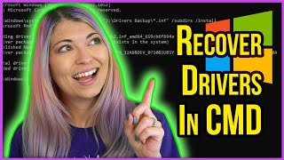 Update Drivers From CMD  Creating a Recovery Drive For Windows 10  Clean Reinstall Pt 3 [upl. by Abelard590]