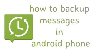 How To Perform SMS Backup And Restore on Android [upl. by Anitnas]