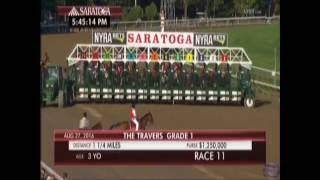 2016 Travers Stakes  Arrogate [upl. by Gabriel939]