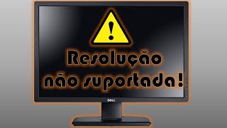 Criar uma resolução personalizada no windows  Resolver problemas com resolução não suportada [upl. by Dene]