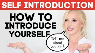 SELF INTRODUCTION  How to Introduce Yourself in English  Tell Me About Yourself Interview Answer [upl. by Zarah]