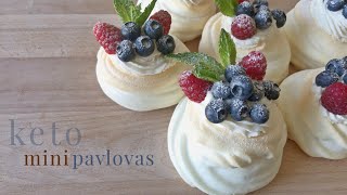 Keto Mini Pavlovas [upl. by Anglo]