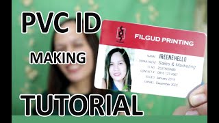 PVC ID TUTORIAL  HOW TO MAKE PVC ID STEP BY STEP  EASY WAY [upl. by Pears]