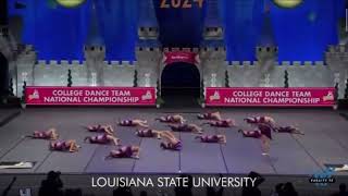 Louisiana State University College Dance Team National Championship 2024 [upl. by Omiseno]