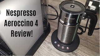 Nespresso Aeroccino 4 Milk Frother Review  Worth upgrading from the Aeroccino 3 [upl. by Dawkins]