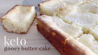 Keto Gooey Butter Cake [upl. by Nirrep490]