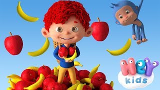 Apples and Bananas song 🍎 🍌 HeyKids  Nursery Rhymes [upl. by Gnep]