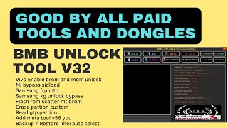 BMB Unlock Tool V32 vivo Enable brom [upl. by Nnaael206]