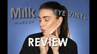 MILK MAKEUPS EYE VINYL Review  TryOn  Lauren Marie NYC [upl. by Wieren]