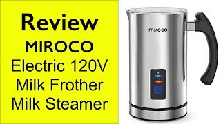 Review Miroco Milk Frother  How to make froth milk at home [upl. by Gerrard]