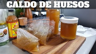 CALDO de HUESOS Receta Nutritiva y Saludable KETO  William Priets [upl. by Nnahsal]