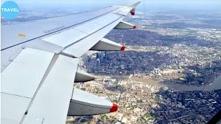 SCENIC APPROACH  British Airways A320 Landing at London Heathrow [upl. by Ellehcirt124]