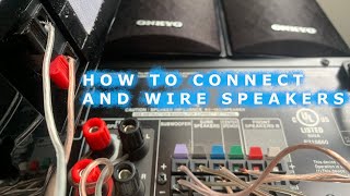 How to Set Up Stereo Speakers  TroubleShooting [upl. by Nolyaw]