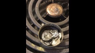 Melting Pennies on the Stove [upl. by Ylrebmit]