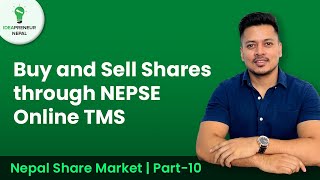 Nepal Share Market  Buy and Sell Shares through NEPSE Online TMS  Online TMS बाट share खरिद बिक्रि [upl. by Alix]