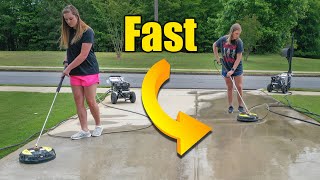 Pressure Washing Concrete Driveways [upl. by Lurleen403]