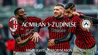 Highlights  AC Milan 32 Udinese  Matchday 20 Serie A TIM 201920 [upl. by Konstantin986]