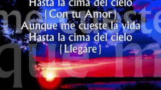 Grupo Solido  Hasta La Cima Del Cielo Con LetrasWith Lyrics [upl. by Tessil191]