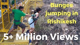 Bungee Jumping in Rishikesh [upl. by Melburn]