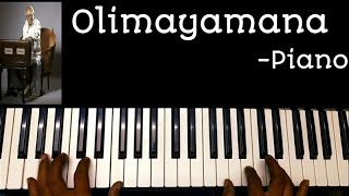 Olimayamana Song Piano  Piano Tutorial [upl. by Mastat]