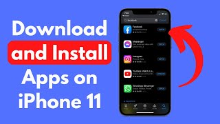 iPhone 11  How to Download and Install Apps on iPhone 11  11 Pro  11 Pro Max [upl. by Naam]