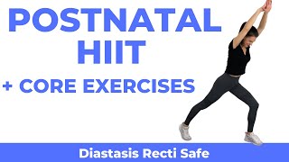 Postnatal HIIT with Diastasis Recti Exercises After Pregnancy [upl. by Alexandrina]