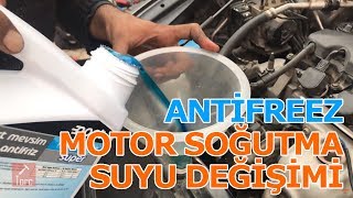 Motor Soğutma Suyu  Antifreez Değişimi  Coolant Change [upl. by Calli]