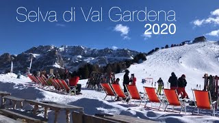 2021  Selva di Val Gardena  Sella Ronda  Wolkenstein  Marmolada  Dolomiti Superski [upl. by Sivet]