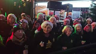 WHAT CHRISTMAS MEANS TO ME Rock Choir at Birkdale Lights Switch On 1st December 2024 [upl. by Spanos]